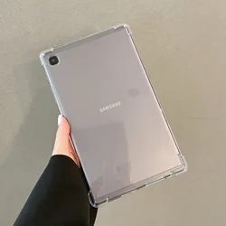 For Samsung Galaxy Tab A9 Plus Funda S6 Lite 10.4 S7+ S8+ S9+ s10+ S9FE A7 Lte A8 SM-X200 TPU Soft Tablet Cover Shockproof case