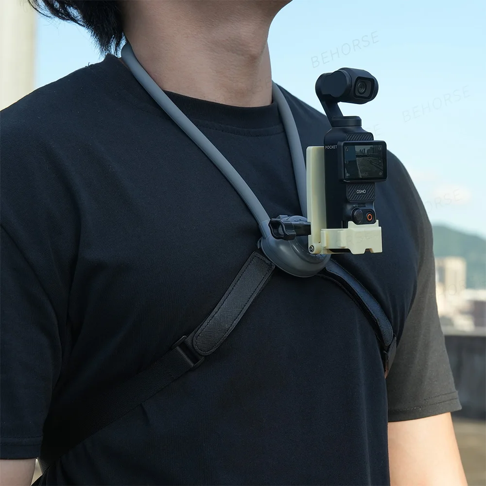 Osmo Pocket 3用 猫耳型マグネット式マウント デスクトップスタンド コールドシュー拡張アダプターブラケット付き DJI Osmo Pocket 3アクセサリー