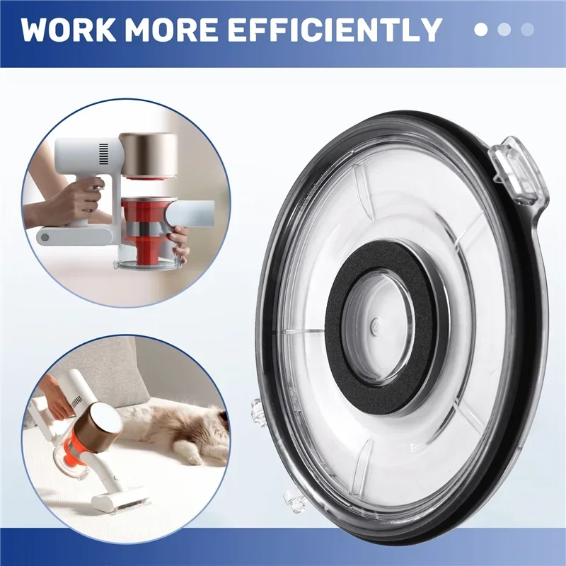 WZ-For Dust Bin Lid Replacement For Xiaomi G9/G9 Plus//G9 Pro/G10/G10 Plus/G10 Pro Vacuum Dust Collector Lid Bin