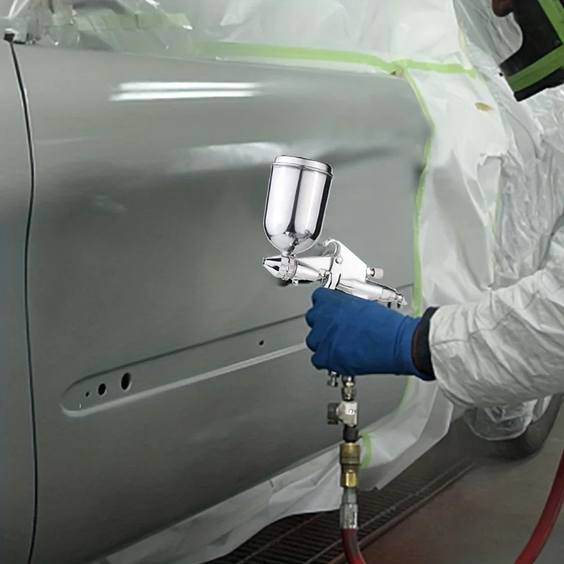 125ml Mini Spray Gun 0.5mm Nozzle Pneumatic Sprayer Professional Car Painting Repair Airbrush