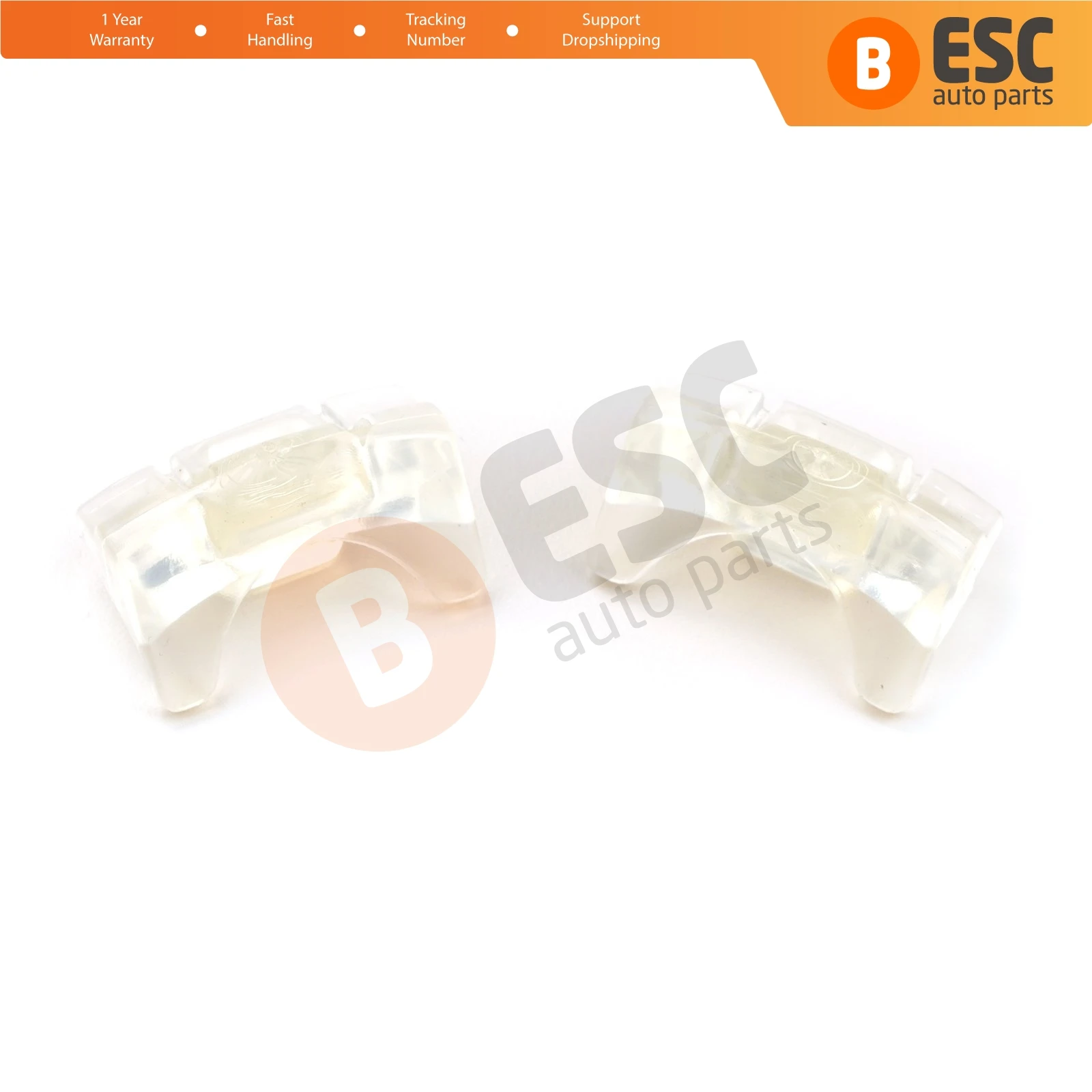 

ESC Auto Parts EDP550 2 Pieces Front Seat Rail Runner Guide Clips: 435881203A for VW Fast Shipment Ship From Turkey