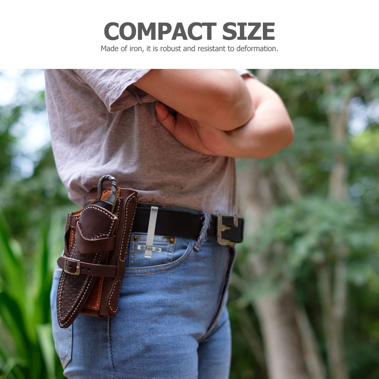 

Stainless Steel Flashlight Clip Heavy Duty Flashlight Pocket Clip Adjustable Belt Holder Led Flashlight Accessories Outdoor Tool