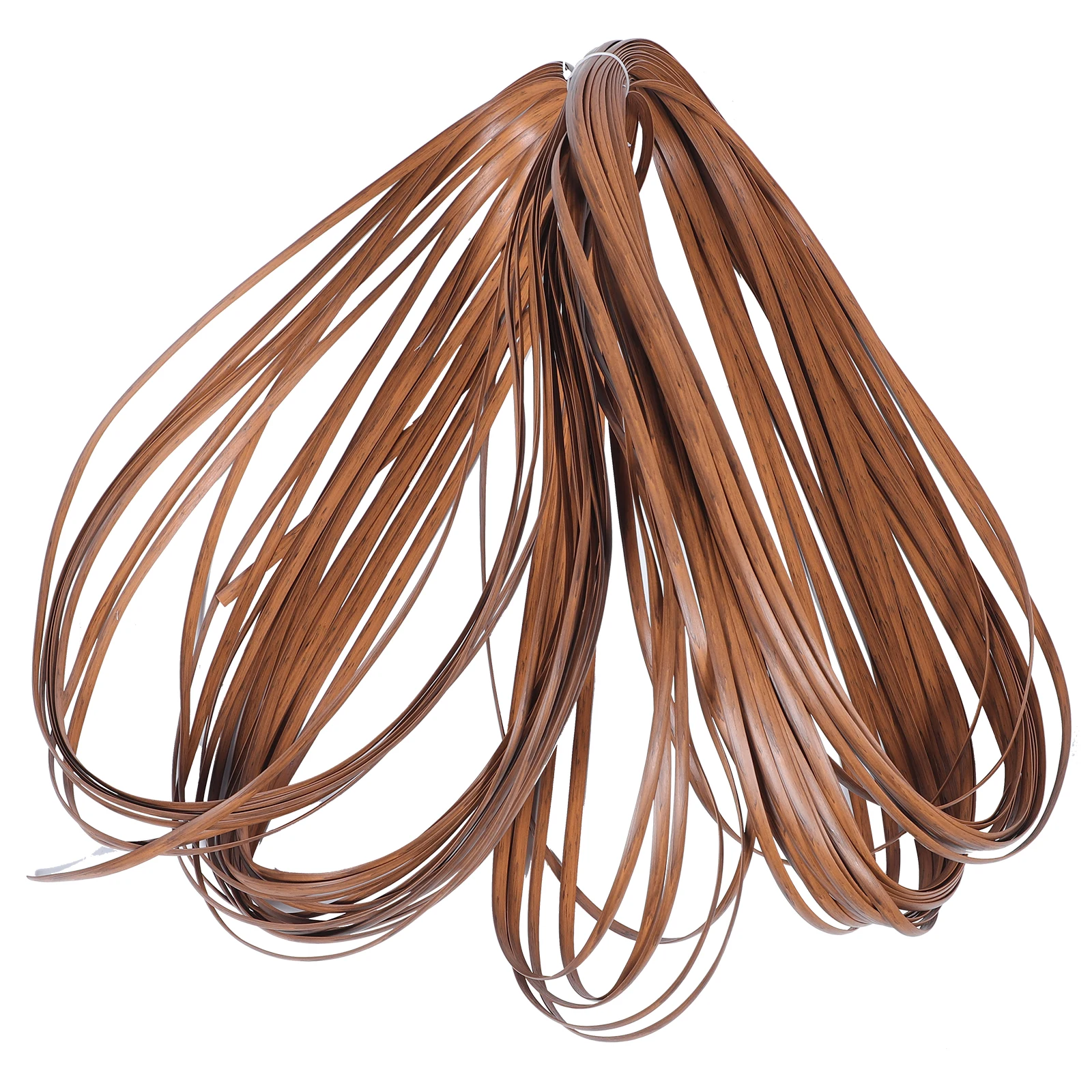 

1 Roll Plastic Pe Rattan Material Strong Flexible Flat Repair Strip For Diy Wicker Furniture Basket Craft Projects Grey Brown