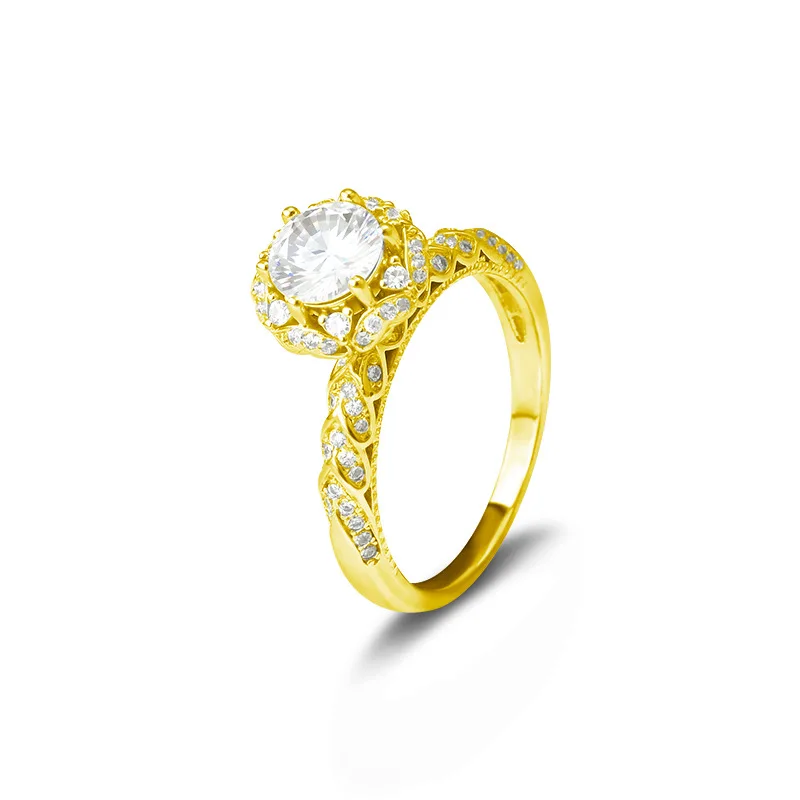 

S925 sterling silver jewelry, moissanite ring, women's light luxury versatile proposal ring, fashionable and exquisite jewelry