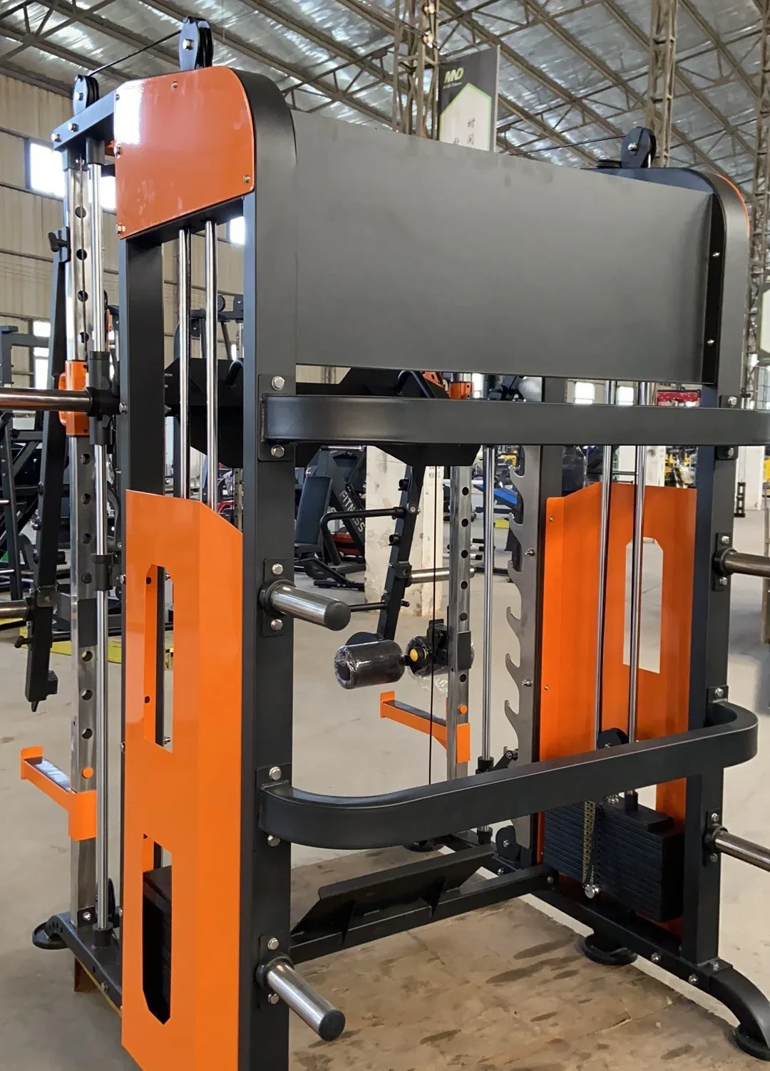 Multi Functional Smith Machine Power Rack Cable Crossover Squat Training Rack