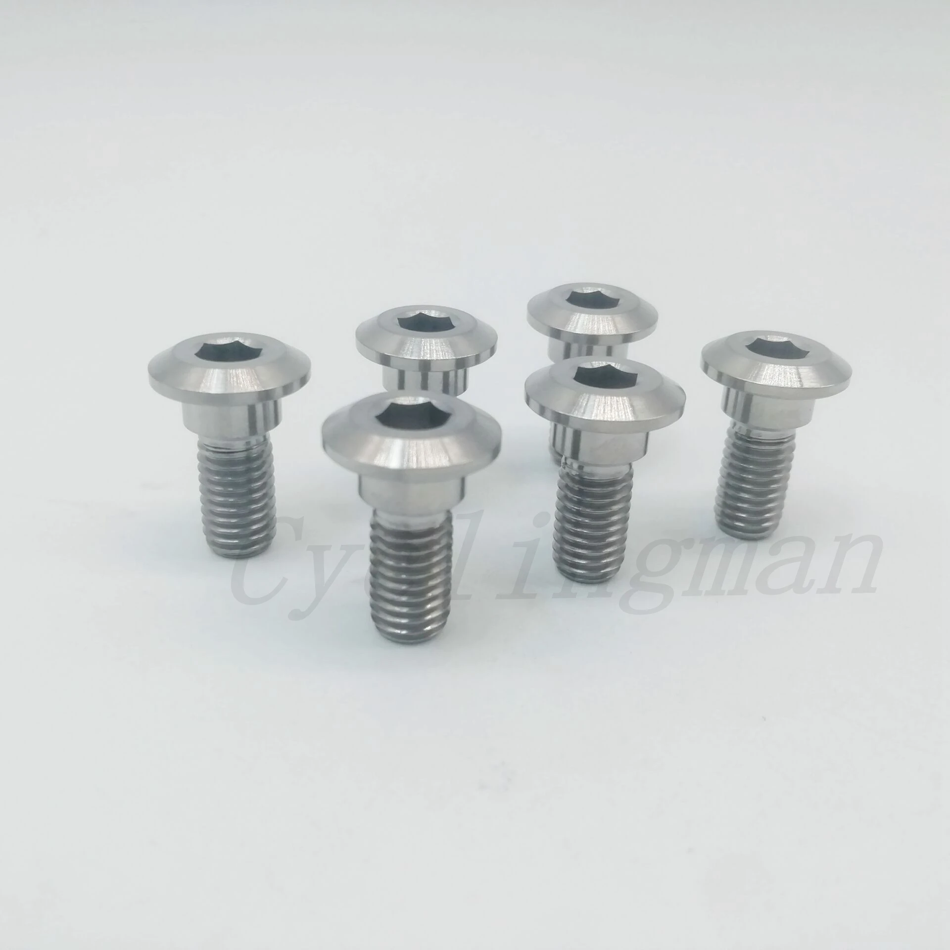 6Pcs/lot Titanium Ti Motorcycle Bike Rotor Bolt Screw Motorbike Rear Brake Bolt M8x20mm For YAMAHA Bike Brake