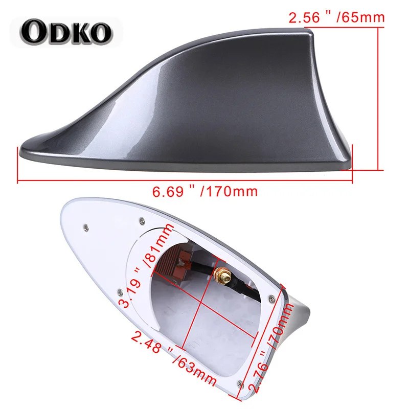 Antenna shark antenne per autoradio per Nissan Qashqai X-Trail x trail accessori j10 j11 t31 t32 2011 2012 2017 2018