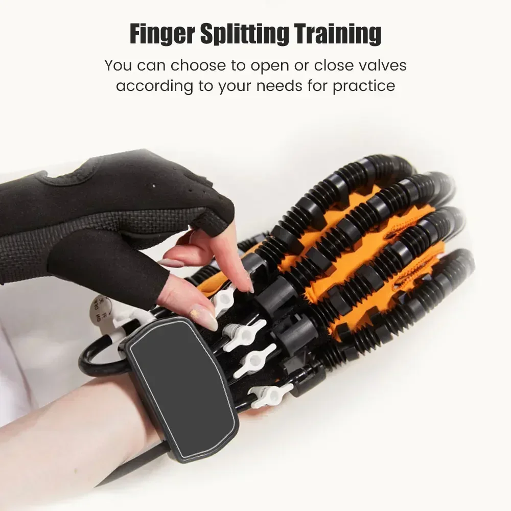 Hand Rehabilitation Robot Hand Massager Massage Gloves Braces Supports Bone Care Hand Training Stroke Hemiplegia Finger Trainer