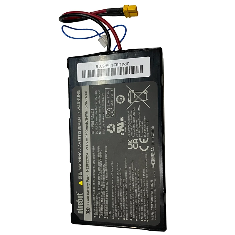 Original Li-ion Battery Replacement for Ninebot C8 C10 Electric Scooter Parts lithium Battery 2500mAh 54Wh Accessories