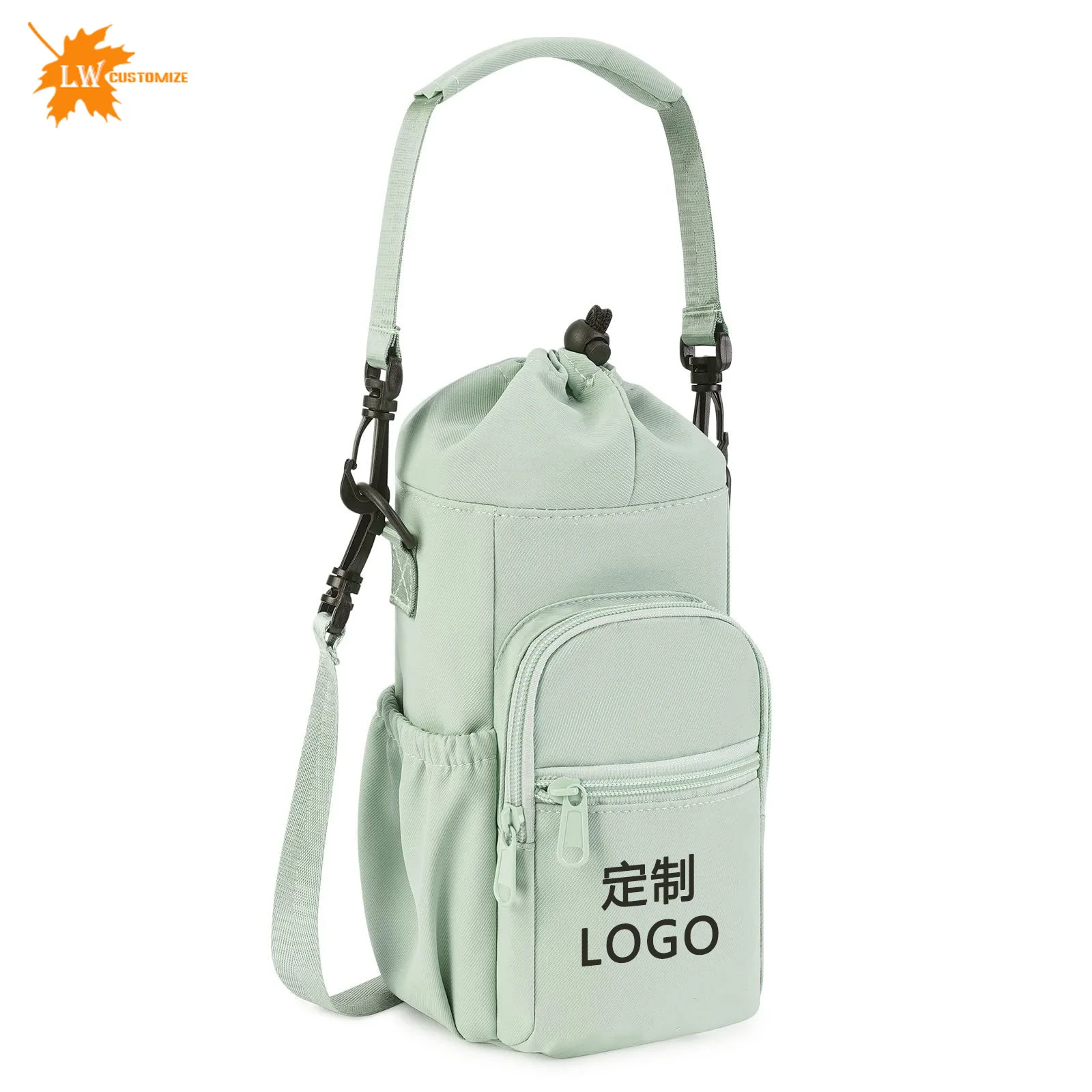 

Оптовые индивидуальные чехлы для чашек с водой, изолированные чехлы для чашек из алюминиевой фольги, сумки на плечо, сумки для чашек с водой, печатные логотипы