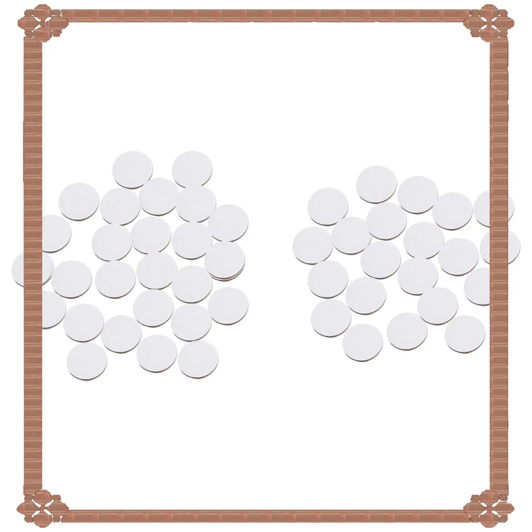 24-Hour Delivery Self-Stick Furniture Round Felt Pads For Hard Surfaces 48-Pcs