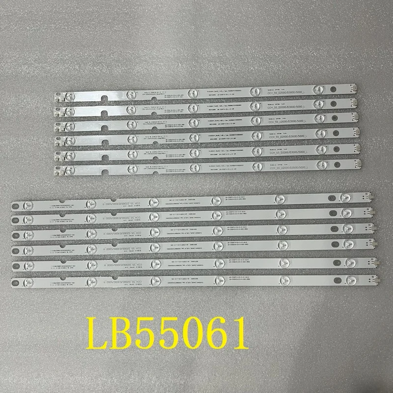 LED Backlight Strip for Hitachi LE55A6R9 LE55A6R9A LB55061 SVJ550AD6 KHP200681A KHP200682A LU55V809 CCH_55_D2000/D3000/D53000