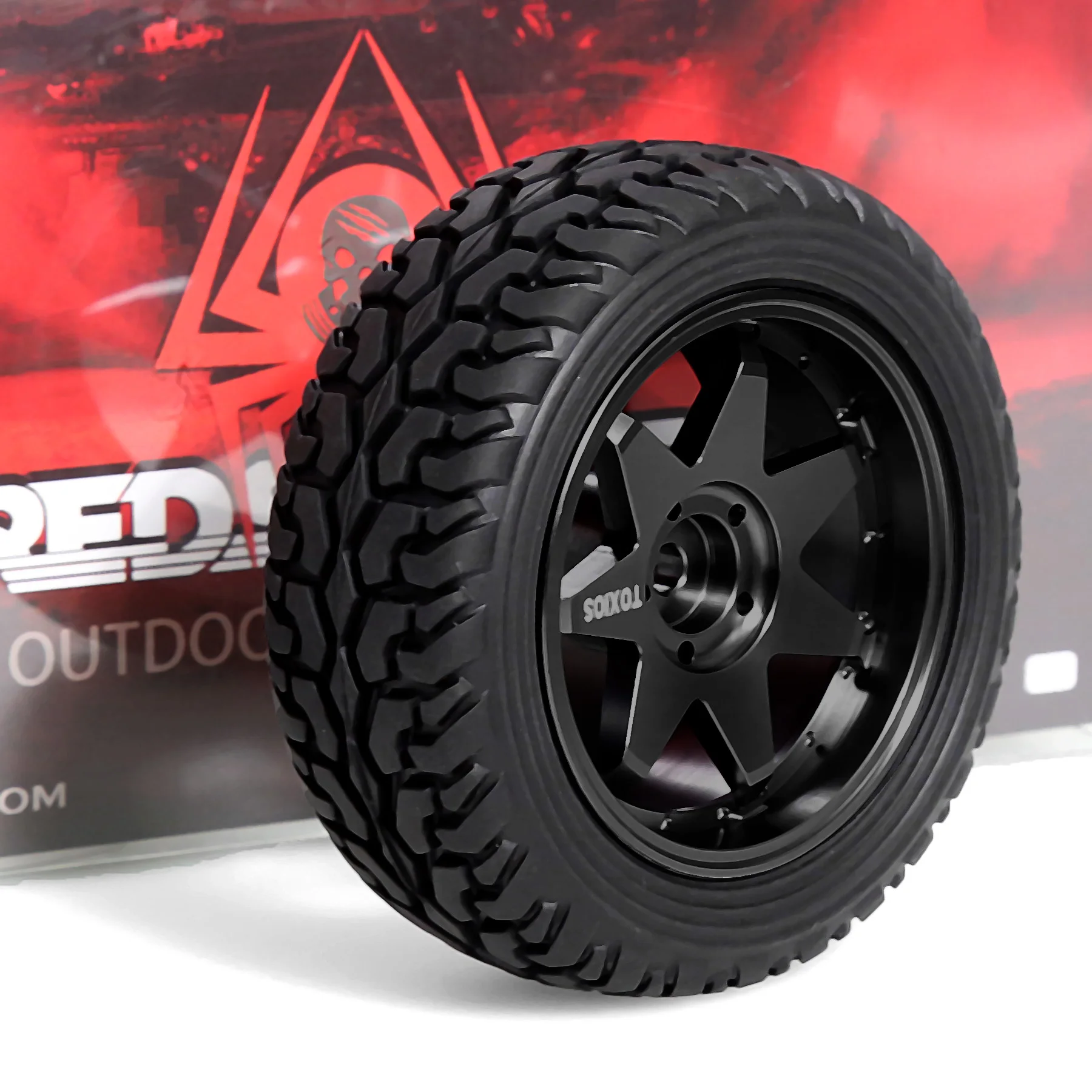 4PCS 1/10 Off Road Wheels Drift Rims 75mm RC Tires for Rc Car Off-Road Drift Rock For HSP HPI 1:10 RC Racing Car Accessories
