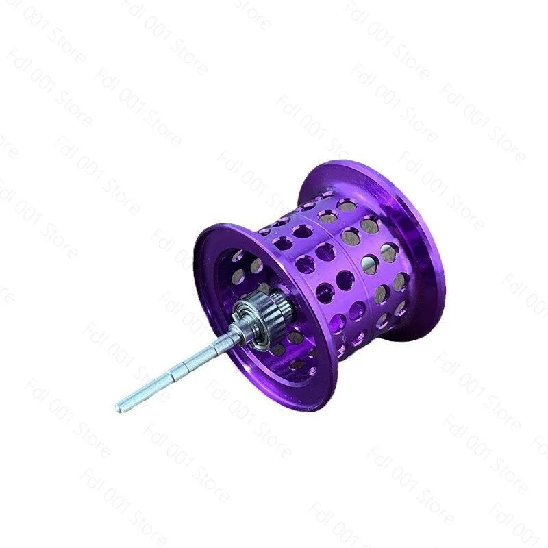 Micro‑spool Replacement Accessories Aluminum Alloy With Bearing for Baitcasting Reel