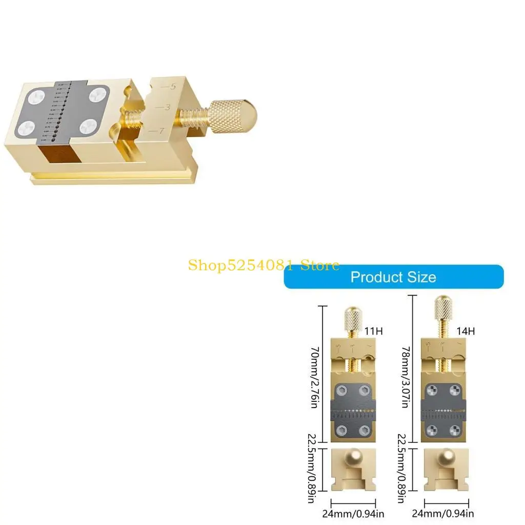 

AXYC Watch Repair Tool Copper Pliers Head Grip Pointers Pipe Clip Balance Wheel Clip Head Fixing Wheel Clip Sculpture