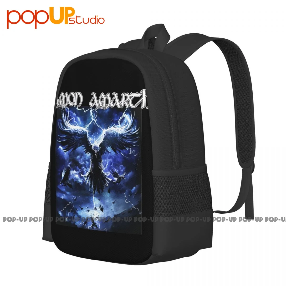 Amon Amarth Cd Lgo Raven'S Flight New Berserker Backpack Large Capacity Cute Shoe Bag Sports Style Multi-function