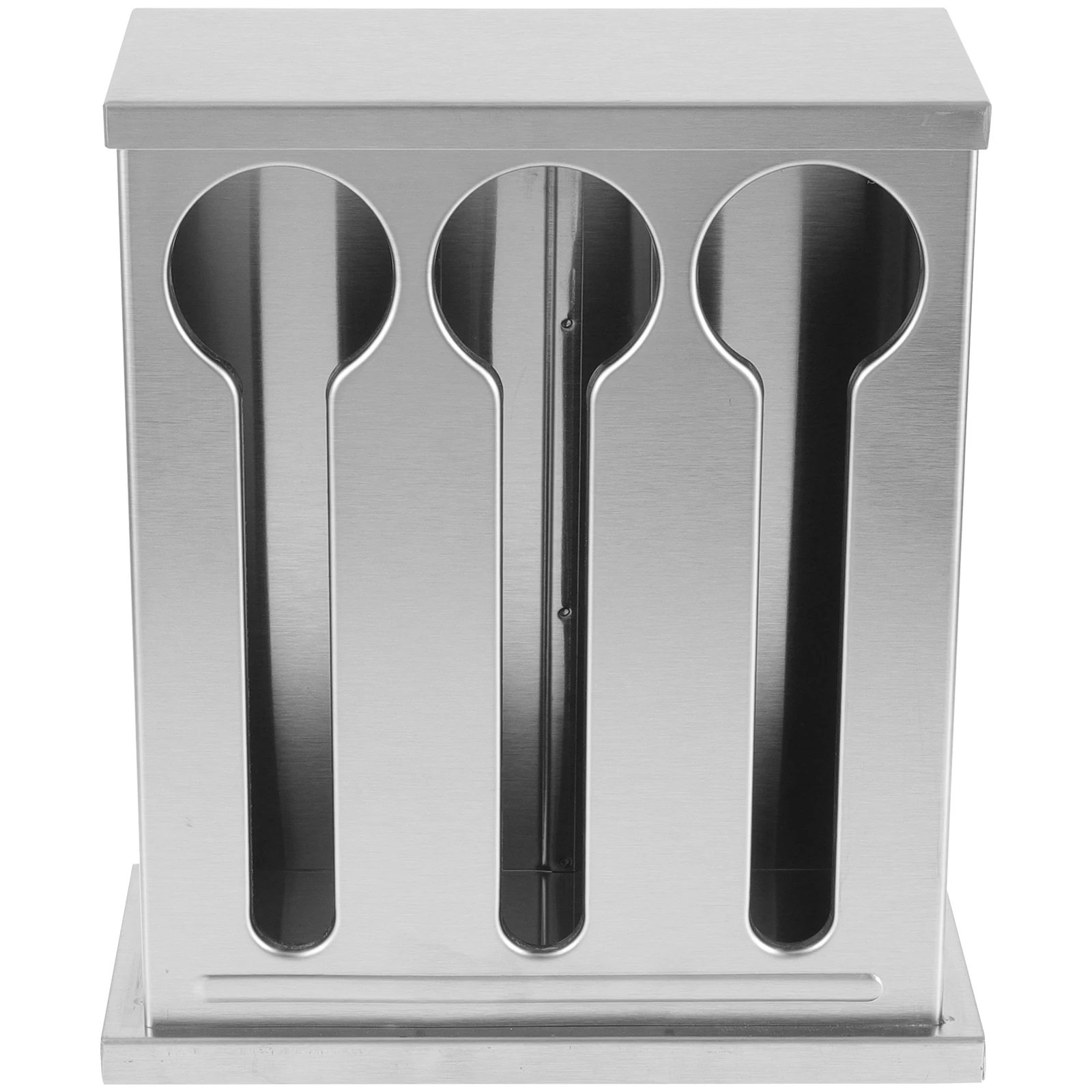 

Stainless Steel Spoon Holder Organizer Chopsticks Forks Spoons Kitchen Accessory Save Space Dinnerware Organizer