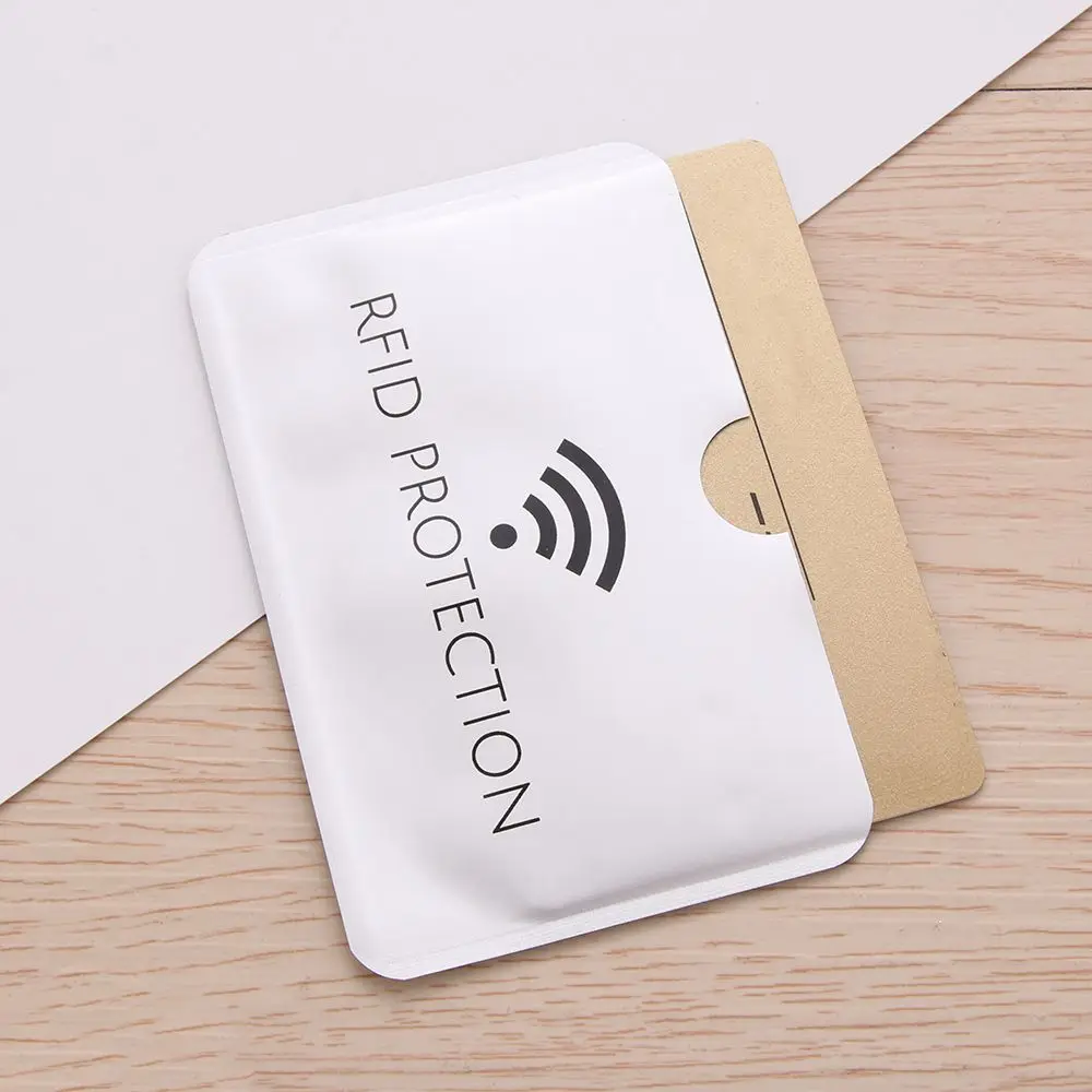 10/20 шт., защитный кошелек, чехлы для кредитных карт, блокирующий считыватель, защита от Rfid, противоугонный держатель для удостоверений личности, чехол для карт