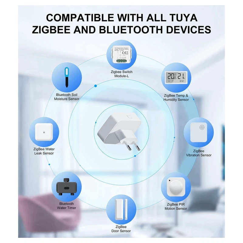 Шлюзовый концентратор, подключаемый тип Zigbee/Bluetooth, многорежимный шлюзовый мост для умной домашней автоматизации, работа с Alexa