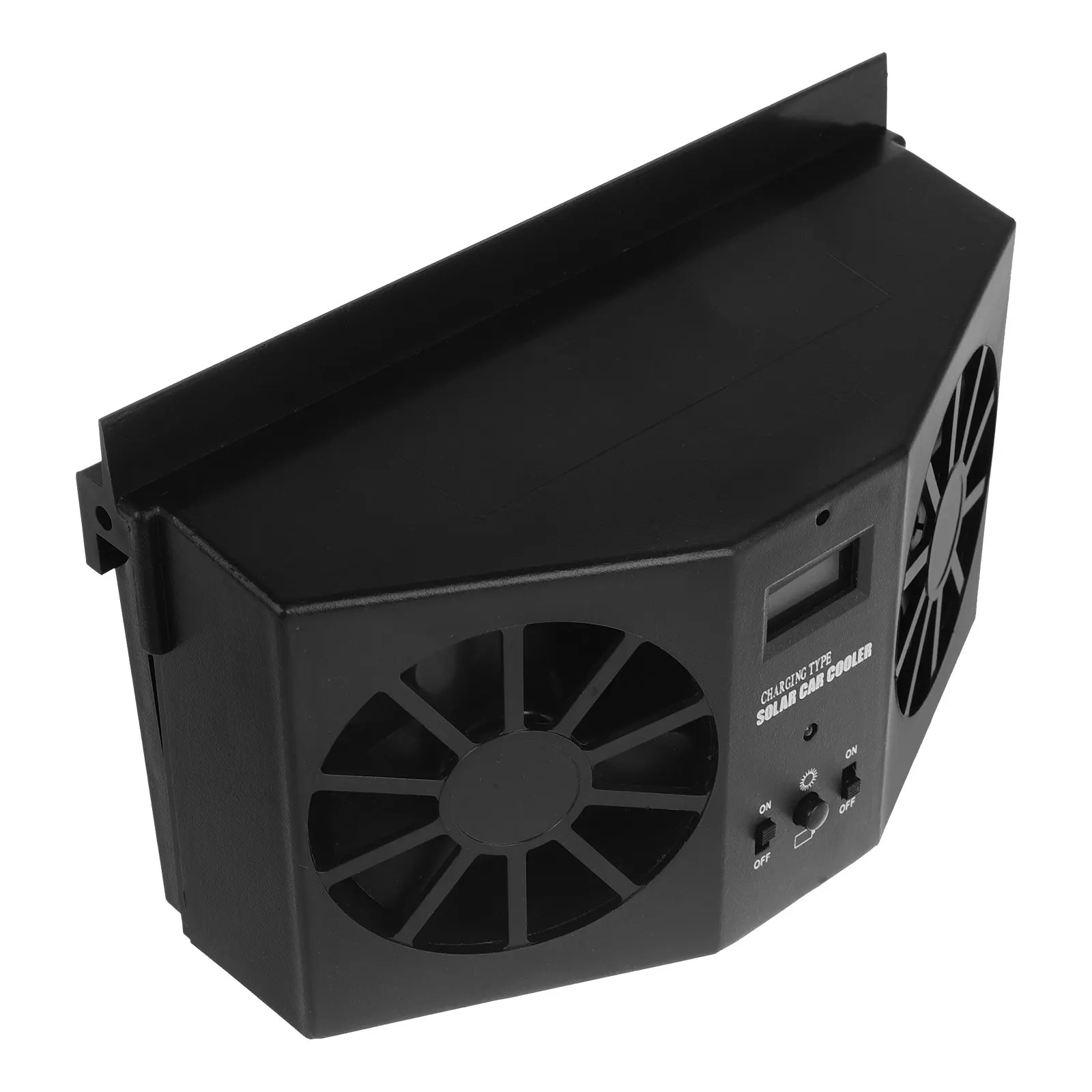 Solar Powered Car Window Vent Fan Efficient Air Circulation Temperature Control System For Vehicle Cooling Accessories Pvc