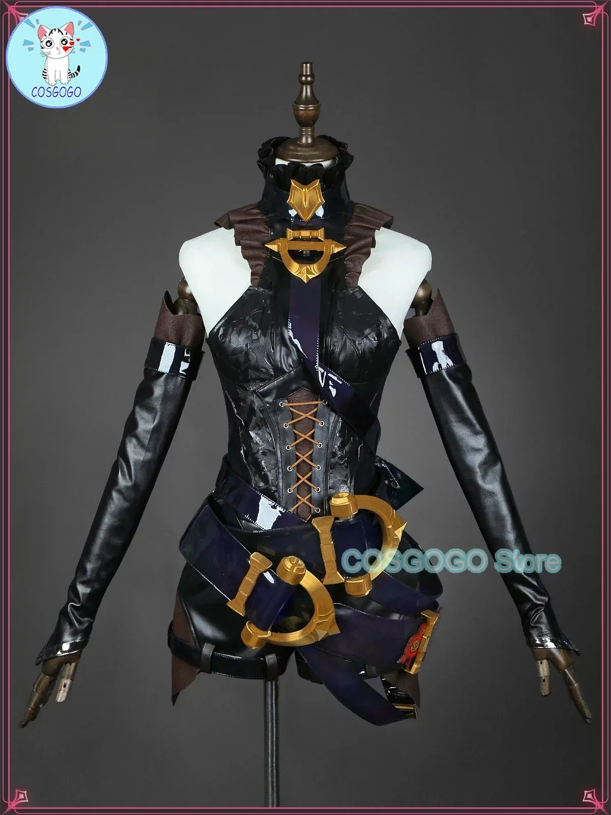 COSGOGO Jogo LOL Ravenous Rose Briar Cosplay Traje Roupas de Halloween Roupas Femininas Adereços