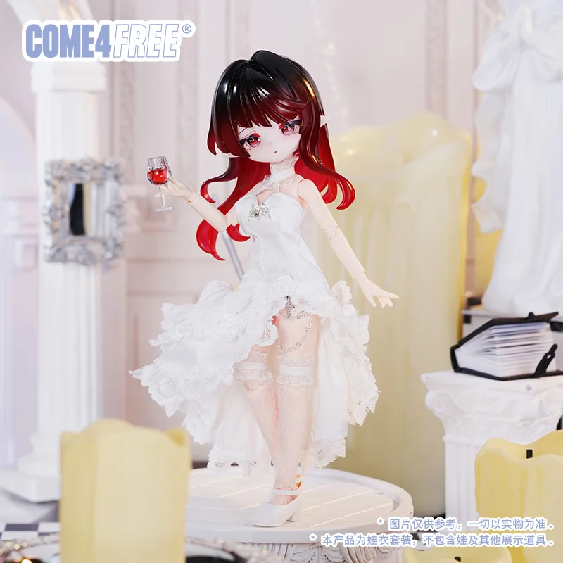 Neue Come4free 1/12 Bjd Ob11 Märchen Serie Weißer Schwan Outfit Kleid Kleidung Minty Bonnie Puppe Zubehör Ersatz Geschenk