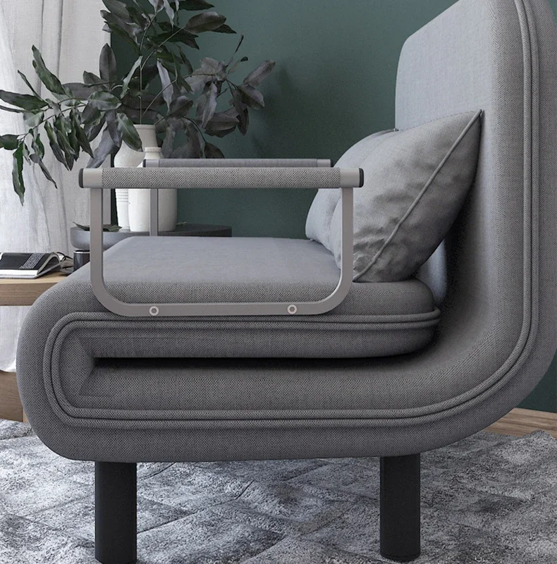 

Folding Sofa Bed Simple Apartment Rental Housing Small Apartment, Simple Hand Armrest Single Double Folding Sofa