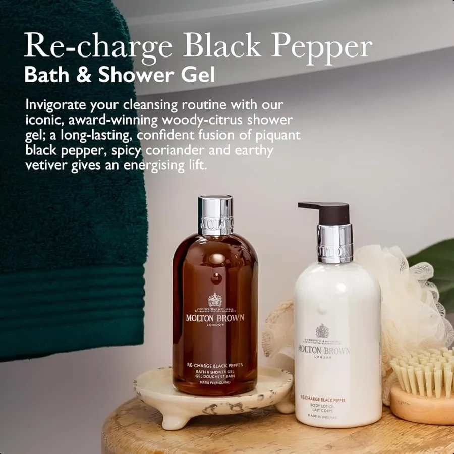 Molton Brown ReCharge Гель для душа с черным перцем