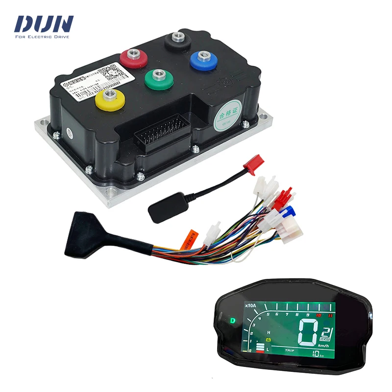

Fardrive ND84530 84 В 330 А 5000 Вт Программируемый контроллер Холла BLDC с комплектами дисплея DKD ONE-LIN