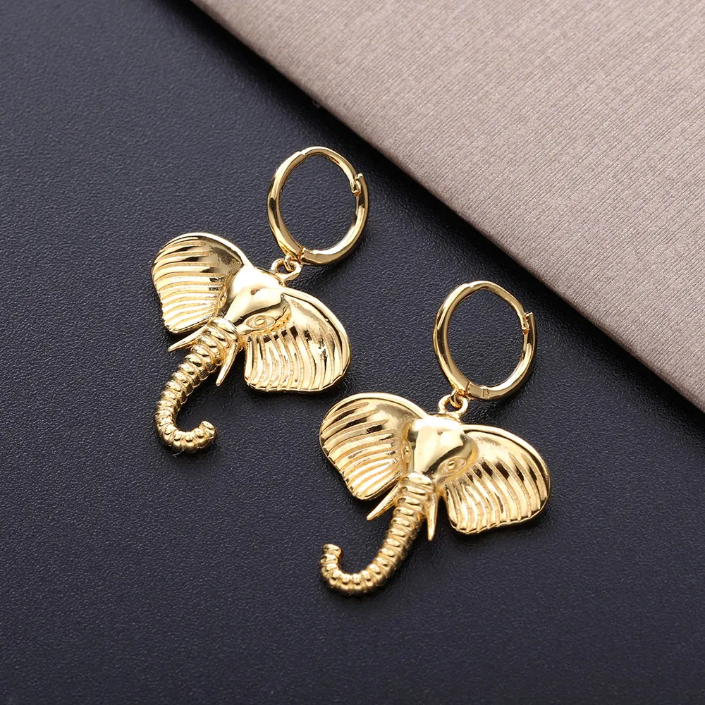 SHADOWHUNTERS حقيقية 925 فضة الفيل هوجيز أقراط خمر الفضة 925 المرأة فريد إسقاط أقراط مجوهرات نسائية