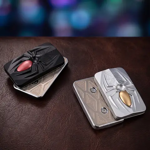 Juguete de descompresión EDC de metal completo, estilo araña, nuevo, con movimiento libre, para promoción de marca