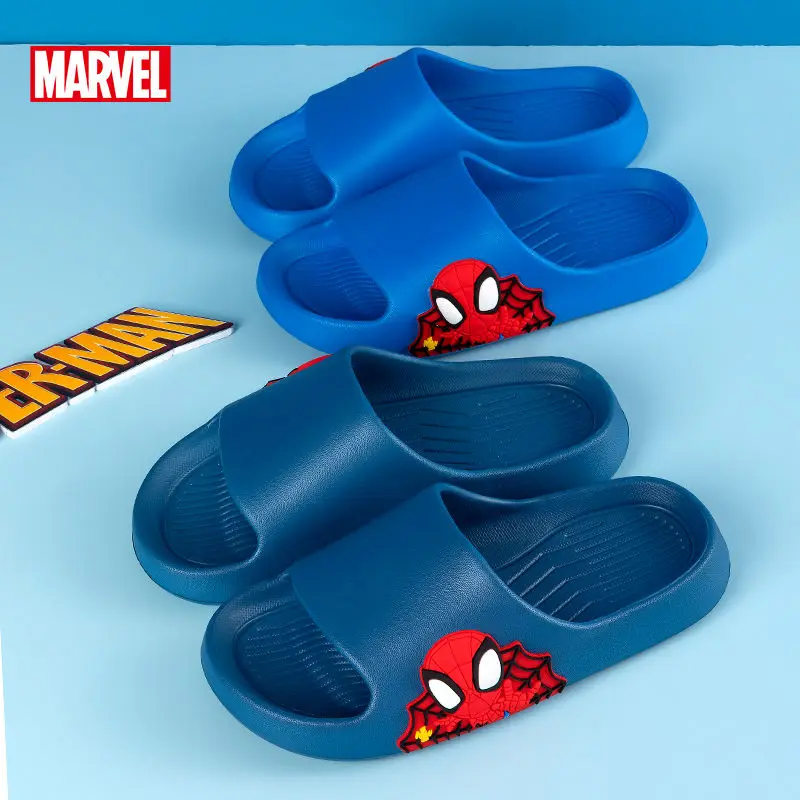 Disney New Summer frozen Spider-Man  kids Shoes Lovely Cartoon Princess Beach Home Shoes Slippers Kids Casual Shoes