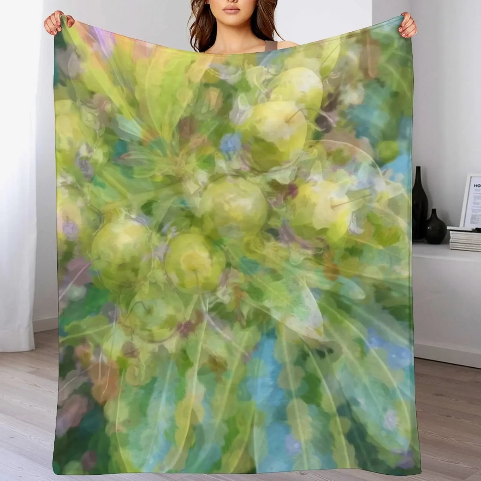 

Leaf01 Throw Blanket Anti Shedding Soft Fuzzy Blanket for Home