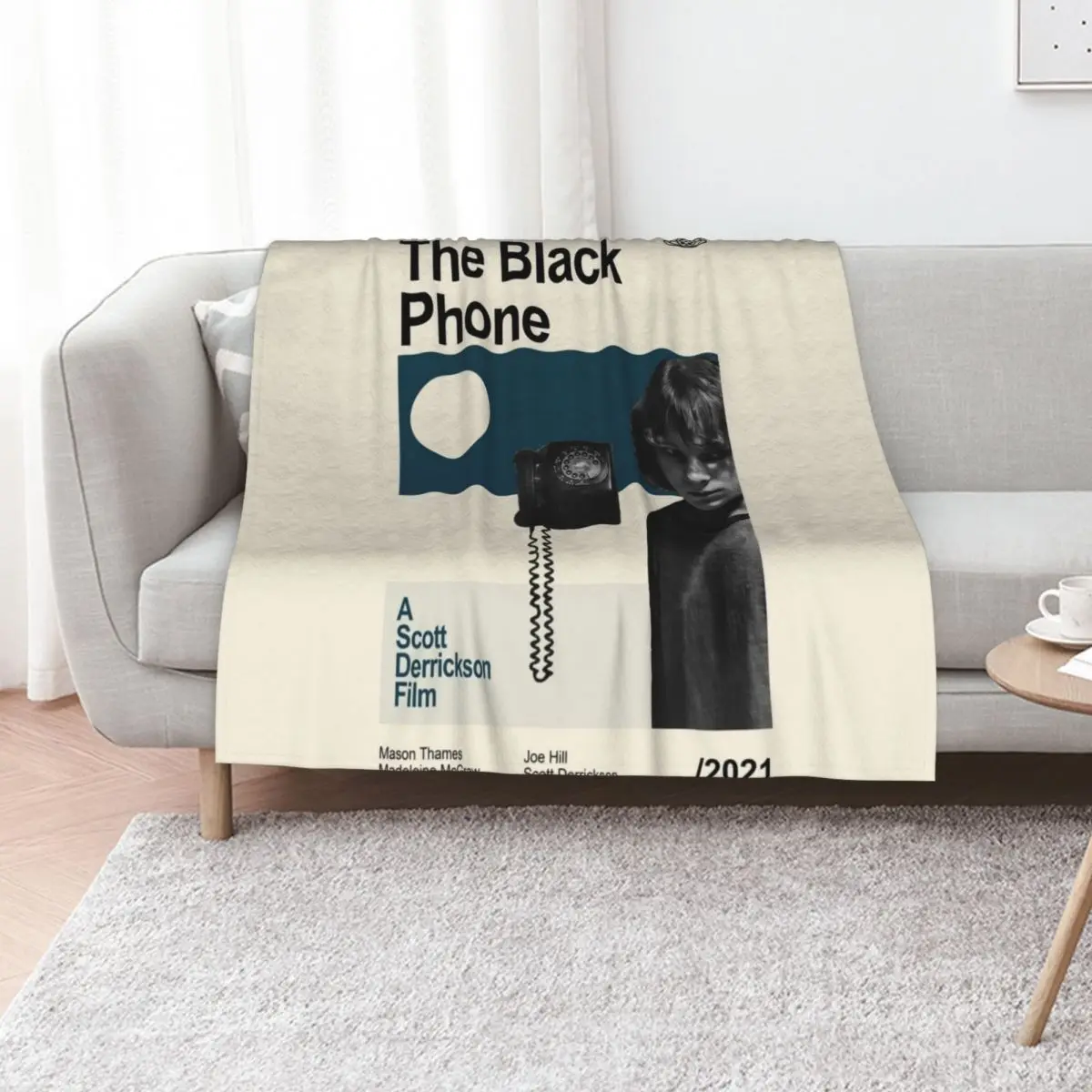 

The Black Phone Throw Blanket Luxury Summer warm winter cosplay anime Blankets