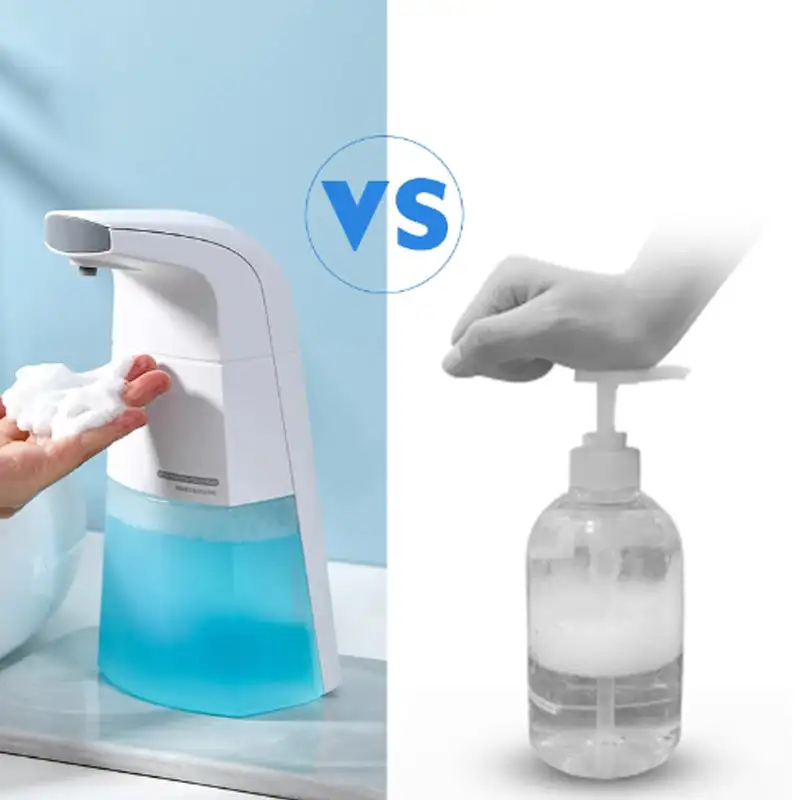 310ml Household Automatic Motion Activated Liquid Soap Dispenser Portable Intelligent Infrared Sensor Foam Soap Gel Dispenser