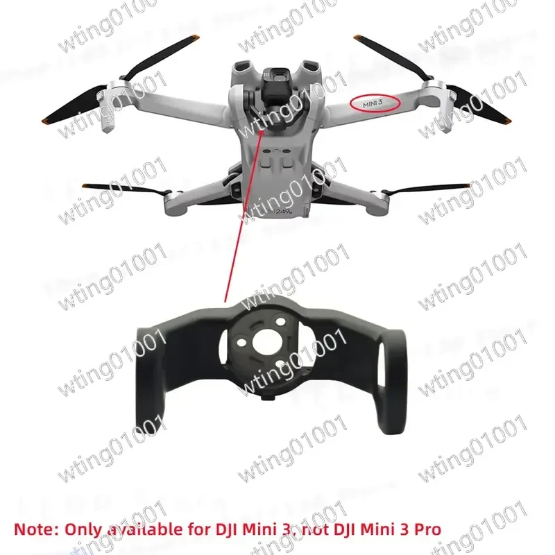 Gimbal Roll Arm for DJI Mini 4 Pro R-Axis Lower Bracket Roll Cover for Mini 3 Repair Spare Parts