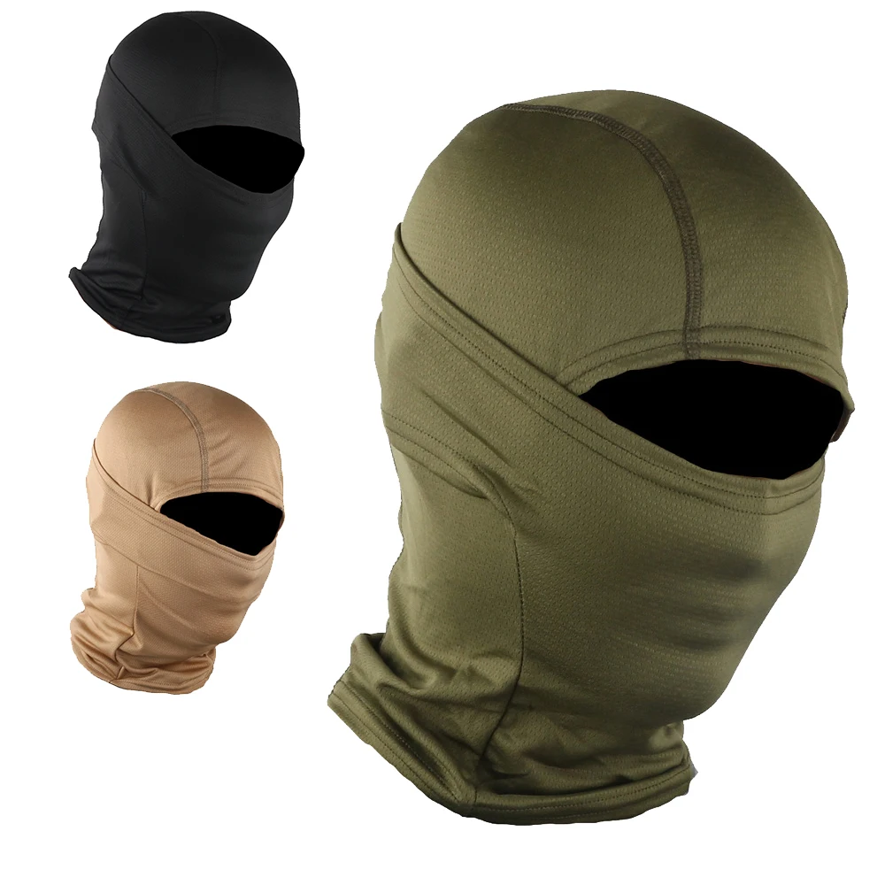 

Tactical Silicone Half Mask Outdoor Balaclava Mask Windproof and Sunscreen Hat