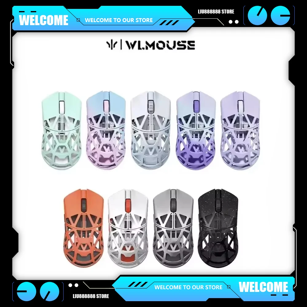 Wanling Wlmouse Beast X Mini Mouse Lightweight Gaming Air Mouse Magnesium Alloy and Dual Mode Wireless Custom Pc Accessories