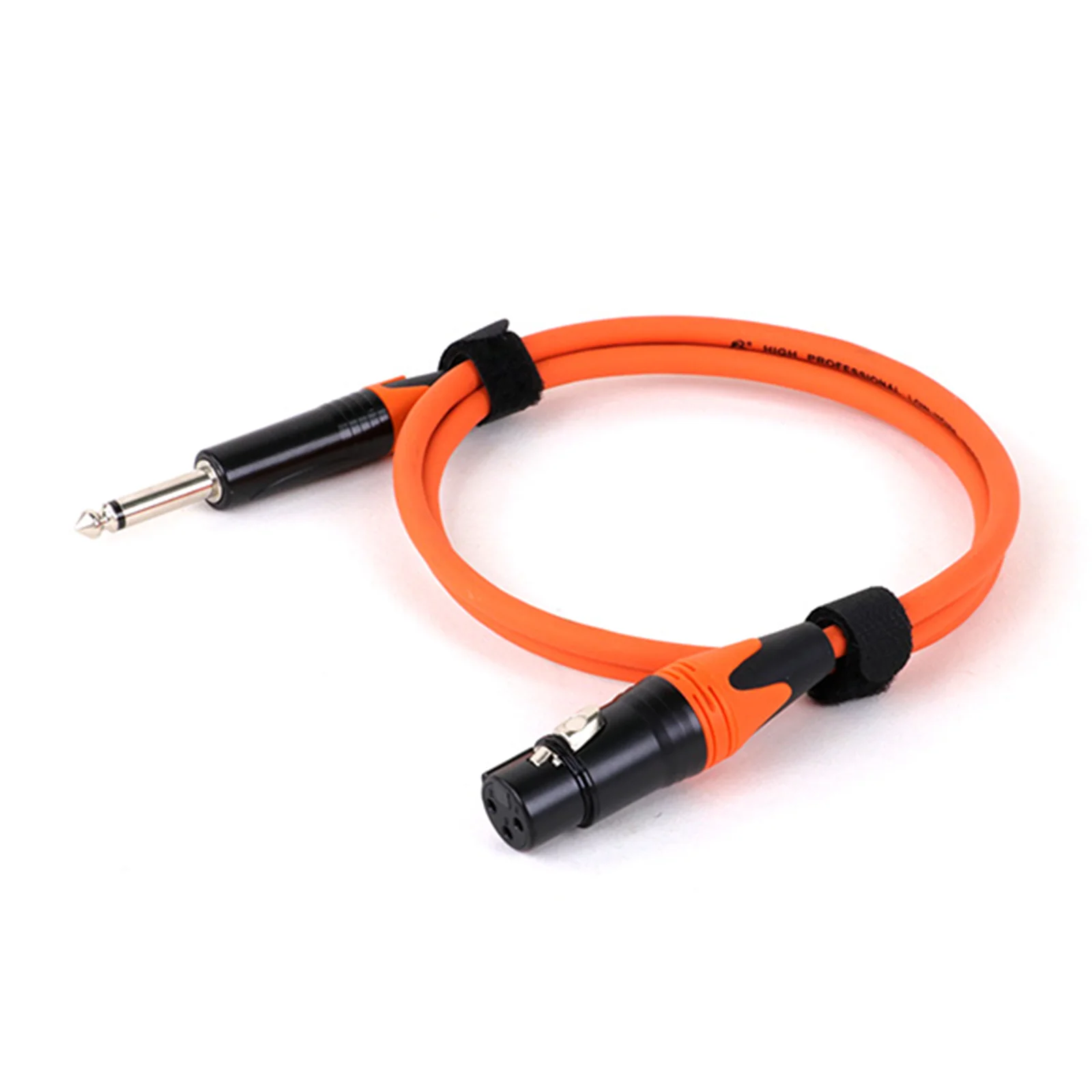 XLR to 6.5/6.35mm TS Mono Jack AUX Audio Cable Microphone XLR Female Balanced Analog Audio Cord for Speaker Amplifier Mixer