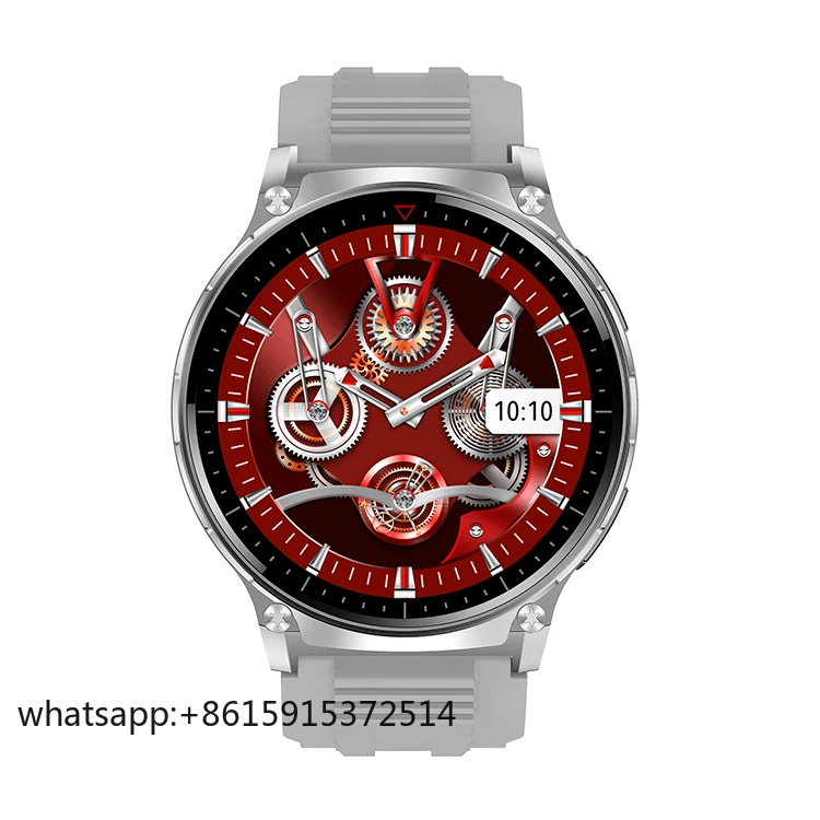 TLCRETE 1.39inch Screen QW50 Smart Watch NFC Compass BT Call IP67 Waterproof Health Monitoring Sports Smartwatch with Flashlight