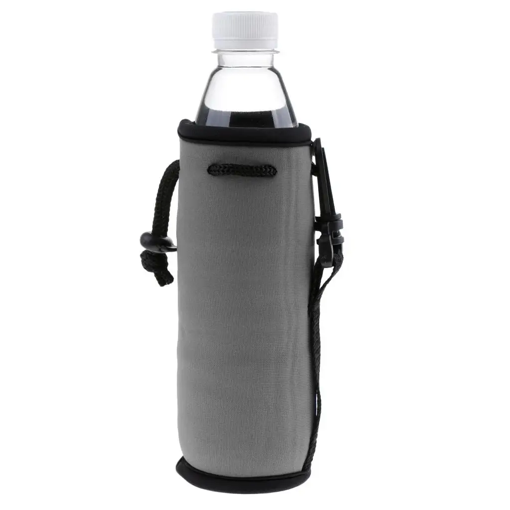 Neoprene Water Bottle Carrier 500ml Water Drink Sleeve Tote Bag Pouch Holder