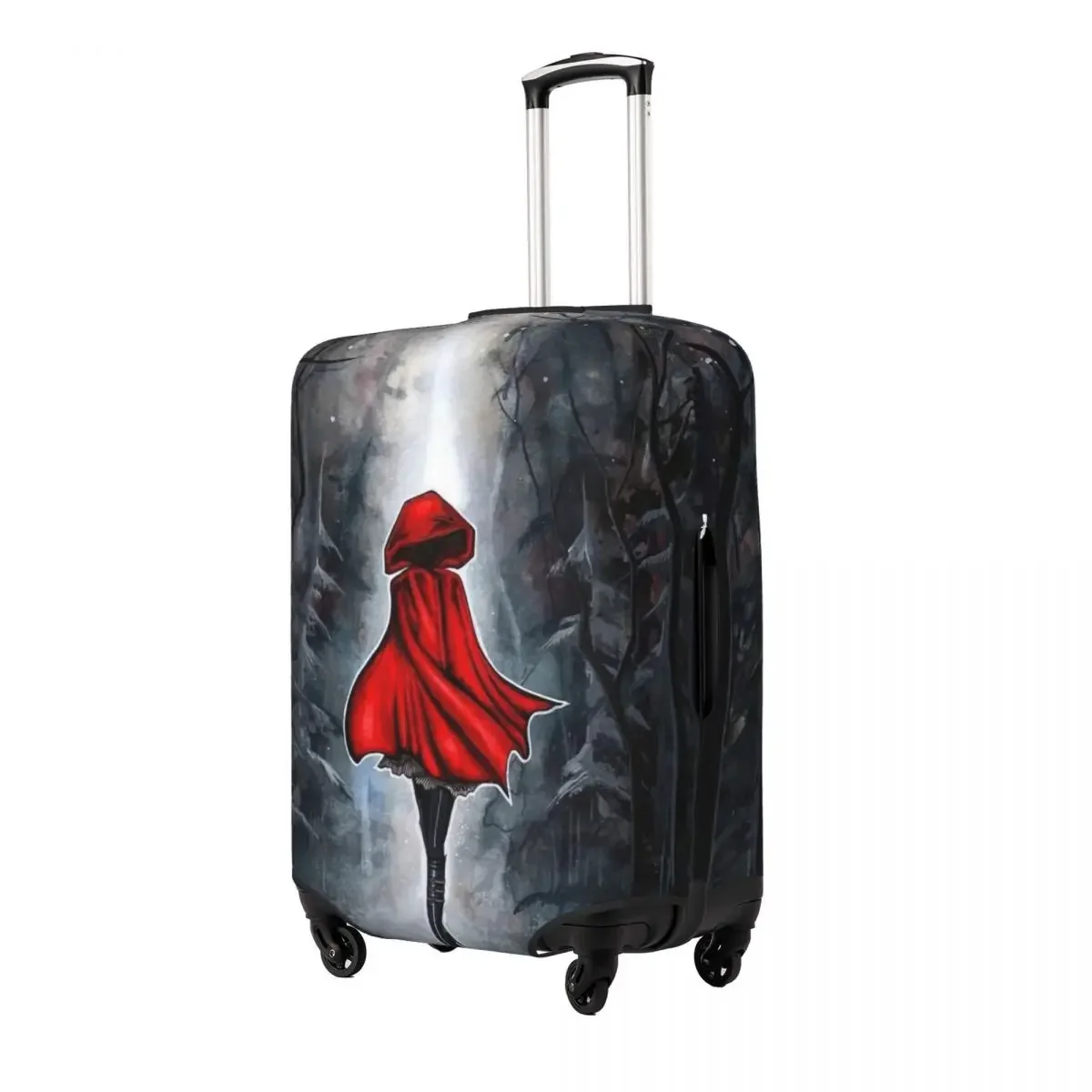 Little Red Riding Hood Print Luggage Protective Dust Covers Elastic Waterproof 18-32inch Suitcase Cover Travel Accessories