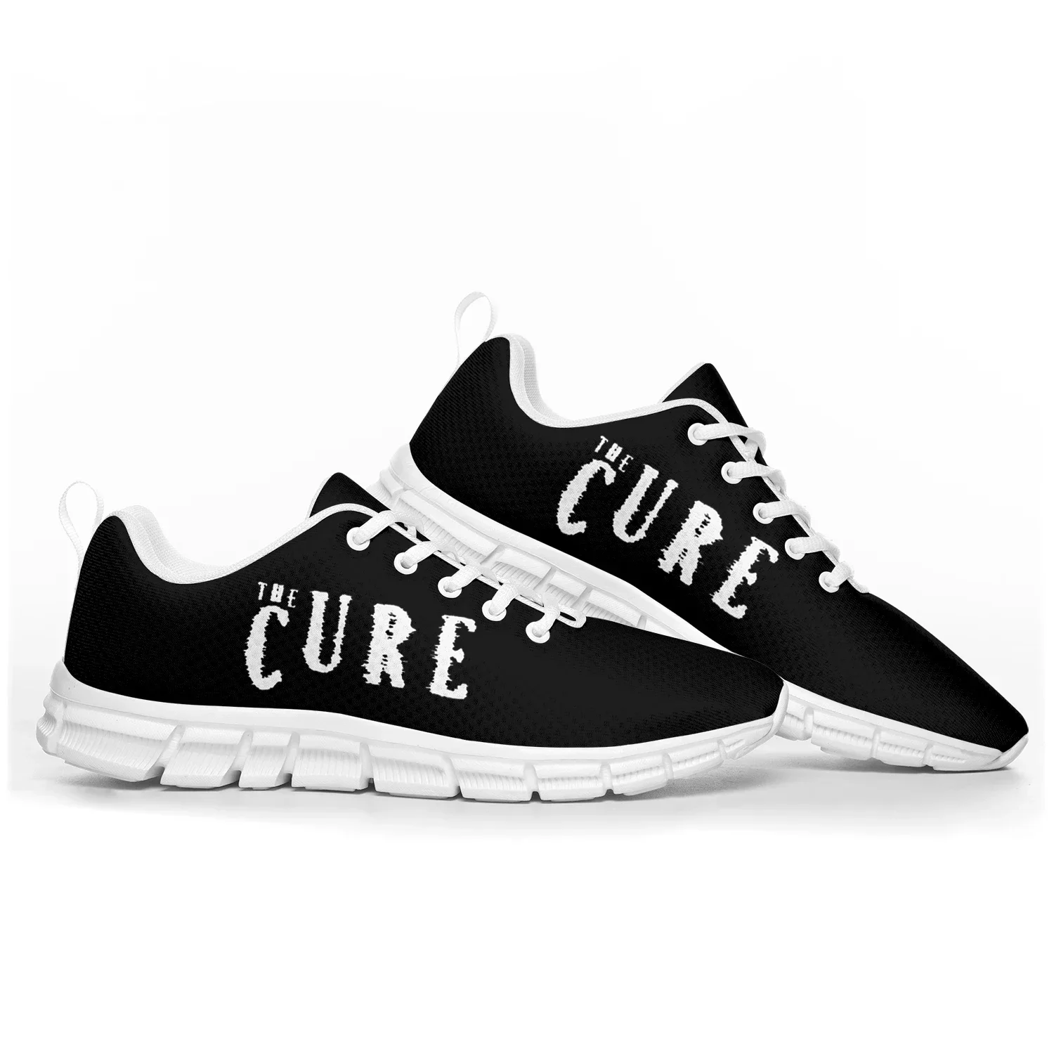 Cure Rock Band O Robert Smith Calçados Esportivos, Homens Mulheres Adolescente Crianças Crianças Sneakers, Personalizado de Alta Qualidade Casal Sapatos, Branco