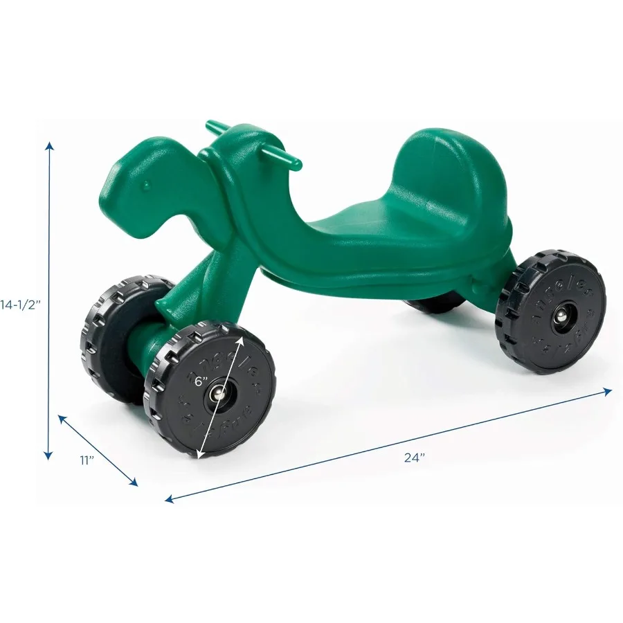 Ride On Tortoise Scooter, Kleinkind-Roller für Jungen/Mädchen, Baby-Reitspielzeug, Indoor- oder Outdoor-Spielgeräte für Kindertagesstätten, Klassenzimmer