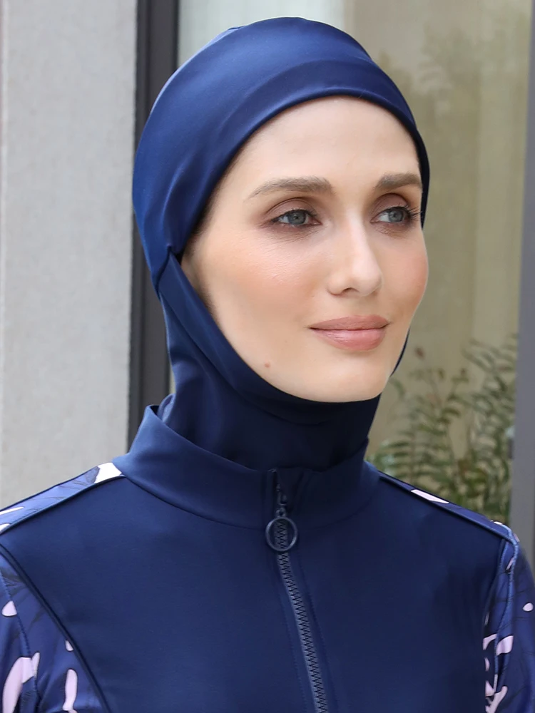 Sporty Swim Muslim Inner Hijab Women Solid Instant Turban For Ladies Head Wrap Headband