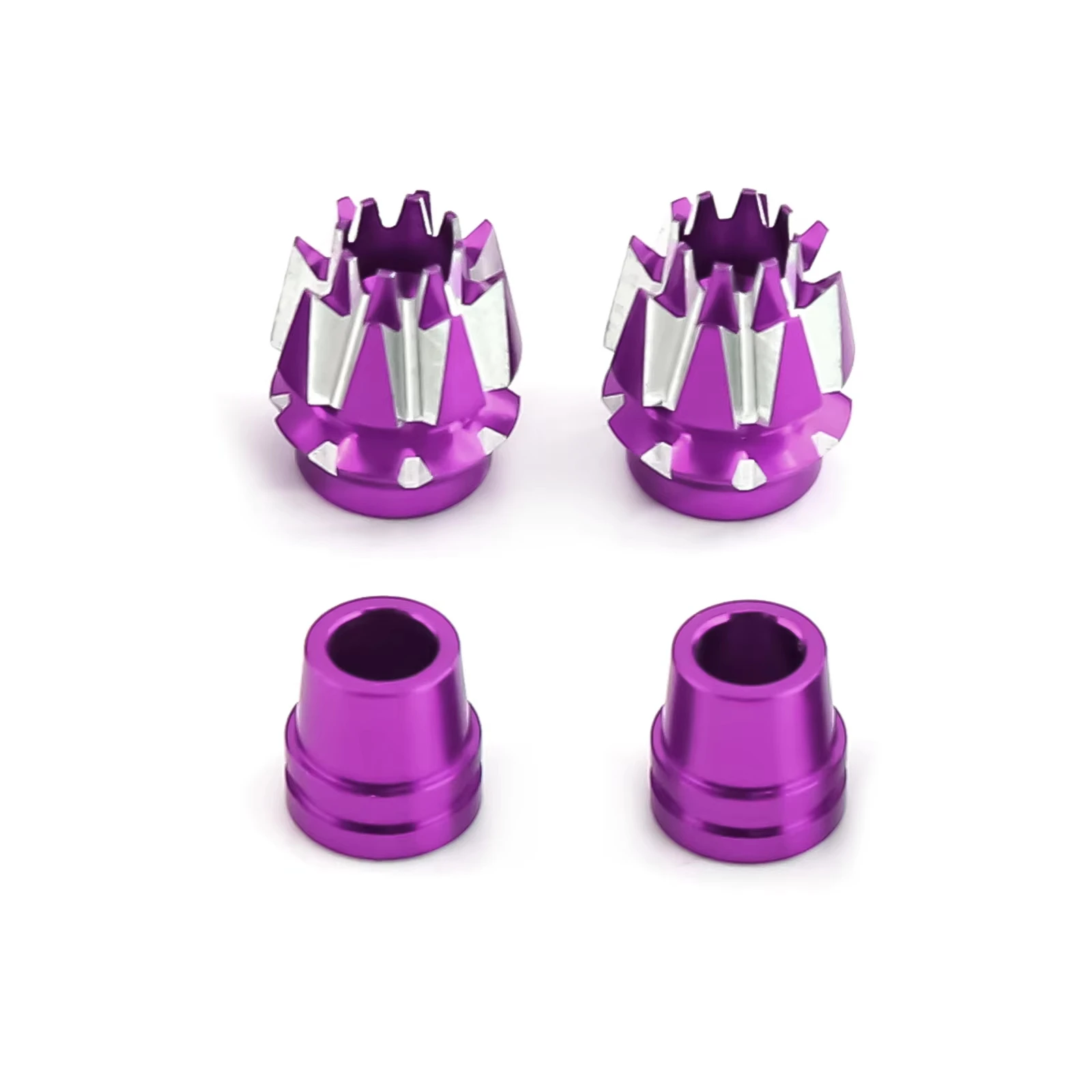 2Pcs Aluminum RC Car Plane Controller Rocker Head M3 3mm Transmitter Gimbal Sticks Ends for MC8B 6C AT9 FUTABA DIY Parts view 6