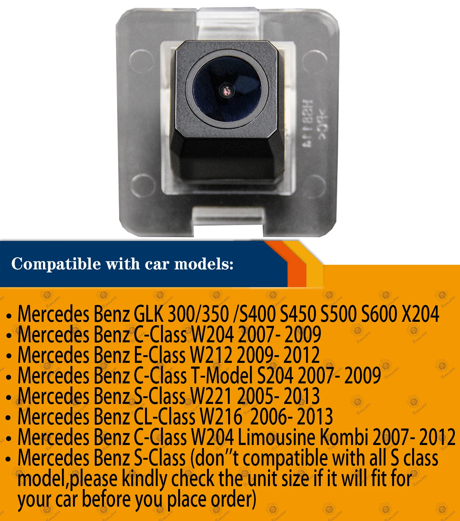 HD 1280x720p Reversing Camera Rear View Backup Camera for Mercedes Benz X204 GLK Class GLK350 GLK320 GLK300 GLK250 GLK220