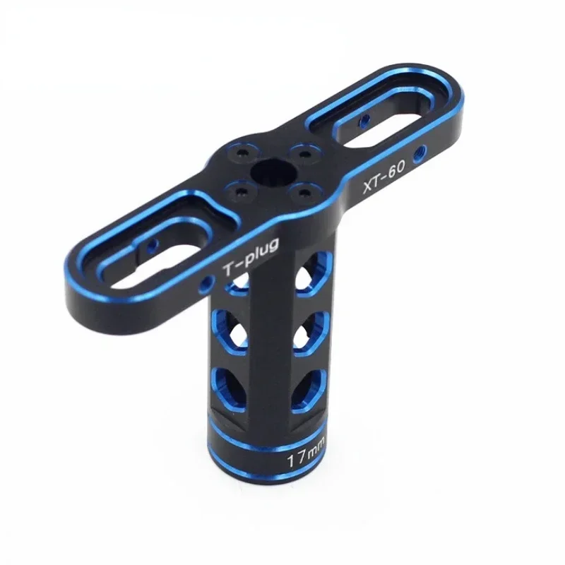 Llave de manga de tuercas hexagonales para rueda, herramientas de Metal de 17mm, coche teledirigido 1/8 para todoterreno, camión monstruo, Trxs x-maxx, SUMMIT E-REVO