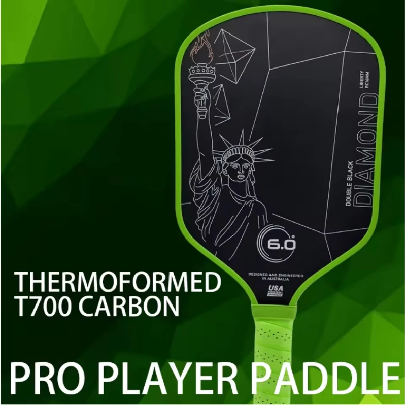 

2025 VYORA Liberty pickleball Racket Thermoformed T700 Double Black Diamond 16mm Professional Grade Pickleball Paddle