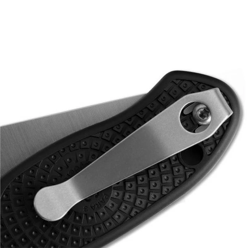 1ชิ้นมีด5สีทำเองคลิปหนีบกระเป๋าไทเทเนียมด้านหลังสำหรับ Para3 spyderco มีดน้ำหนักเบาทำด้วยมืออุปกรณ์เสริม